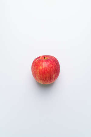 Fresh apple on white backgroundの写真素材