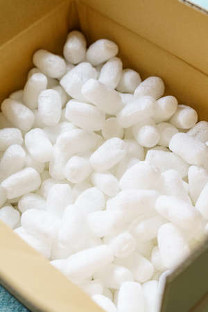 Cardboard box and  packing suppliesの写真素材