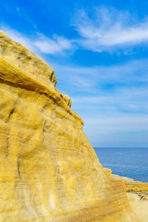 Shirahama, Wakayama Prefecture, Japan coastline at Senjyoujiki rocks.の写真素材