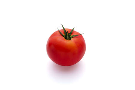 Fresh tomatoes isolated on white background