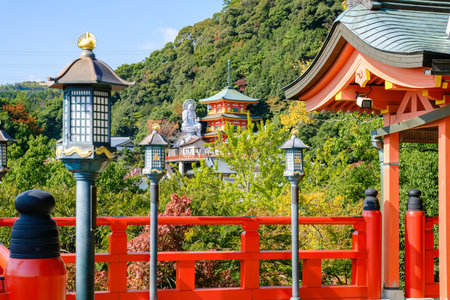 Chougosonshi-ji Temple in Nara, Japan (11-08-2022)のeditorial素材