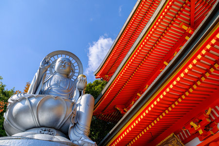 Chougosonshi-ji Temple in Nara, Japan (11-08-2022)のeditorial素材