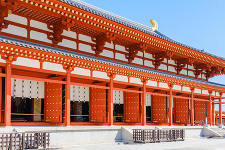 Yakushi-ji temple in Nara City, Nara Prefecture in Japan. (Taken on 03-20-2023)のeditorial素材