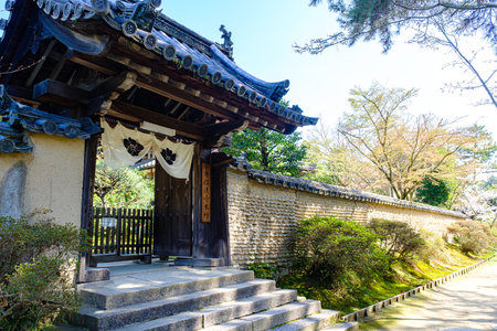 Toshodaiji temple in Nara City, Nara Prefecture in Japan. (Taken on 03-28-2023)のeditorial素材