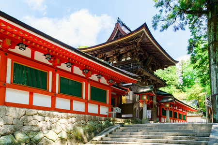 Isonokami-jingu shrine in Tenri city, Nara prefecture in Japan. (Taken on 04-27-2023)のeditorial素材