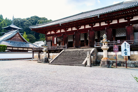 Taima-dera temple in katsuragi city, nara prefecture in Japan. (Taken on 10-17-2023)のeditorial素材