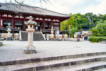 Taima-dera temple in katsuragi city, nara prefecture in Japan. (Taken on 10-17-2023)のeditorial素材