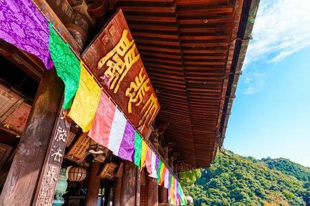 Hase-dera temple in sakurai city, nara prefecture in Japan. (Taken on 10-24-2023)のeditorial素材