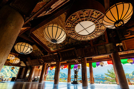 Hase-dera temple in sakurai city, nara prefecture in Japan. (Taken on 10-24-2023)のeditorial素材