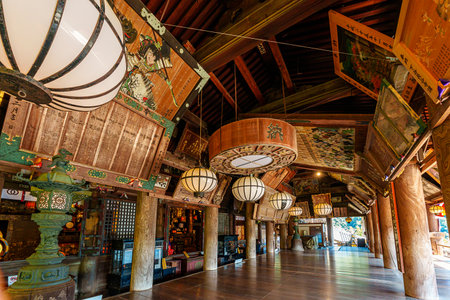 Hase-dera temple in sakurai city, nara prefecture in Japan. (Taken on 10-24-2023)のeditorial素材