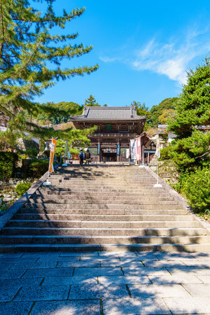 Hase-dera temple in sakurai city, nara prefecture in Japan. (Taken on 10-24-2023)のeditorial素材