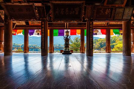 Hase-dera temple in sakurai city, nara prefecture in Japan. (Taken on 10-24-2023)のeditorial素材