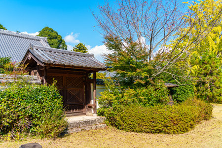 Houtoku-ji temple in Nara city, Nara prefecture in Japan. (Taken on 10-26-2023)のeditorial素材