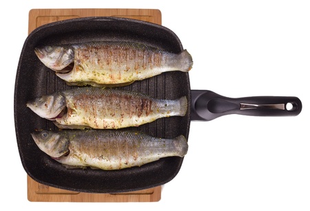 Sea Bass on the frying pan 