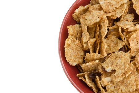 Muesli healthy food for a breakfast in a plate