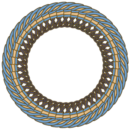 round modern frameの写真素材