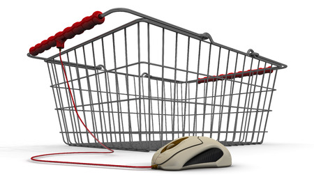 web shoppingの写真素材