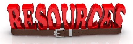 Lack of resources. Conceptの写真素材