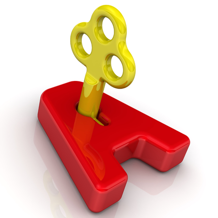 The key of knowledgeの写真素材