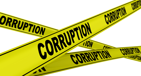 Corruption Yellow Warning Tapesの素材 Fy ストックフォトのamanaimages Plus