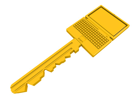 Access key to personal informationの写真素材