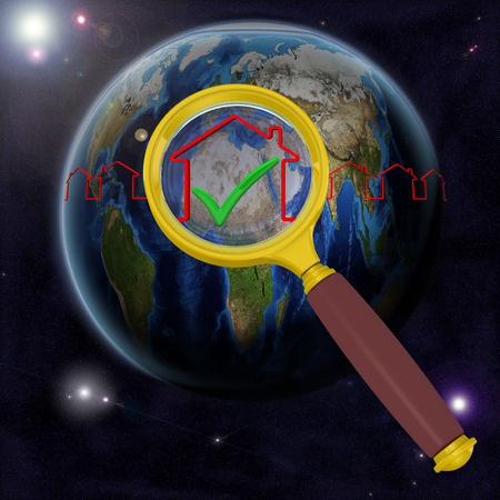 The choice of real estateの写真素材