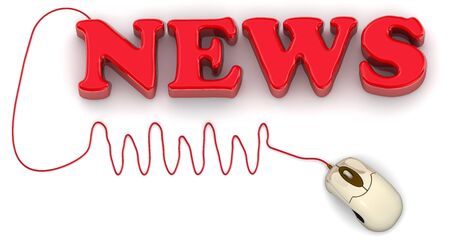Online newsの写真素材