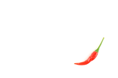fresh thai chili pepper isolated on a white background as a food background textureの写真素材