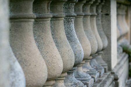 Close up detail with depth of field of balustradeの写真素材