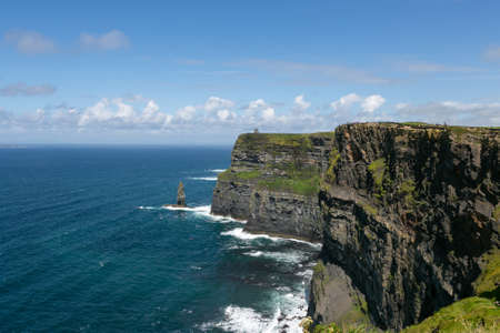 Cliffs of Moher in Ireland - travel and architecture background.