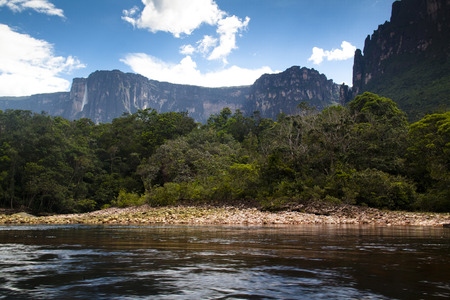 National park of Canaima in Venezuelaの写真素材