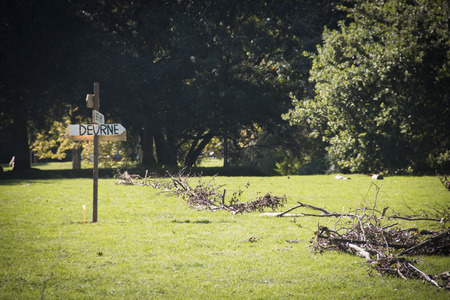 ANTWERP, BELGIUM  CIRCA SEPTEMBER 2015: Reconstruction of the battle of Berchem during the war for independence between Belgium and the Netherlands in 1830. During this battle the earl De Merode got hurt and died soon after.のeditorial素材