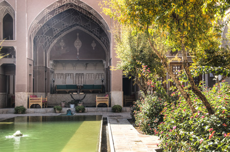 The Ameri house is one of the several restored historical houses in the centre of Kashan in central Iranのeditorial素材