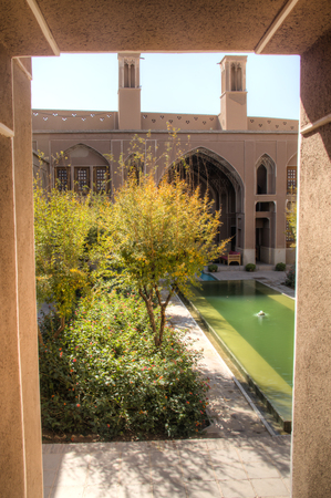 The Ameri house is one of the several restored historical houses in the centre of Kashan in central Iranのeditorial素材