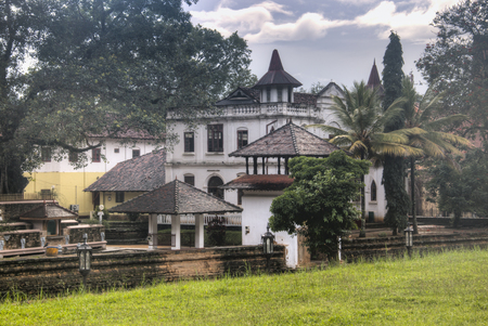 The Royal Palace complex in Kandy in Sri Lanka which also contains the temple of the toothのeditorial素材
