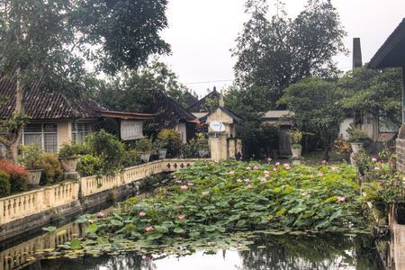 Tirta Gangga is one of the famous water palaces in eastern Bali, the most touristic island of Indonesiaのeditorial素材