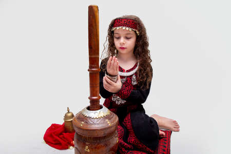 Traditional cloth with ramadan and Arabian themeの写真素材