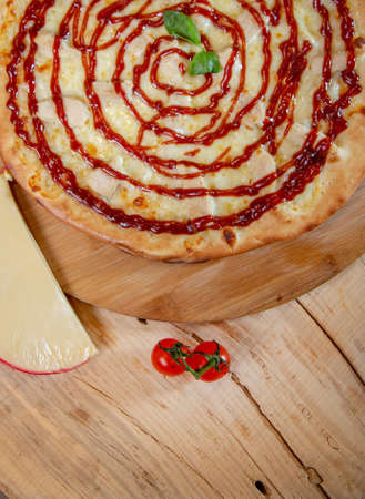 Pizza with different typeの写真素材