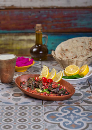 Arabic Cuisine healthy foodの写真素材