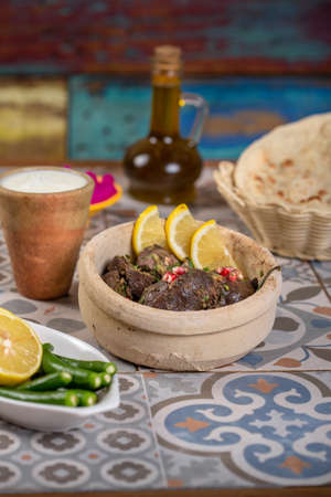 Arabic Cuisine healthy foodの写真素材