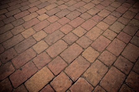 Brick road surface texture. の写真素材