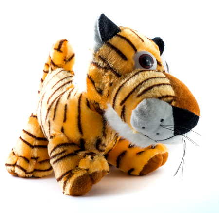 Plush toy isolated on white backgroundの写真素材