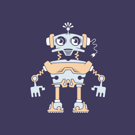 robot vector illustrationのイラスト素材