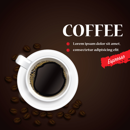 Coffee cup vector illustrationのイラスト素材