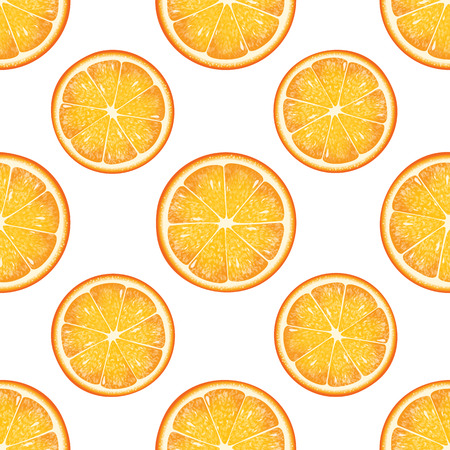 Orange pattern seamless background vector illustrationのイラスト素材