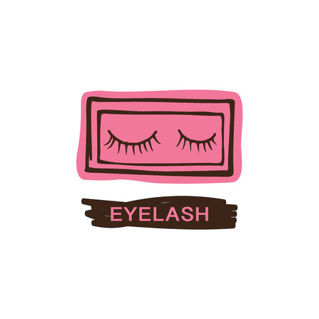 Eyelash vector illustrationのイラスト素材