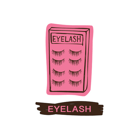 Eyelash vector illustrationのイラスト素材