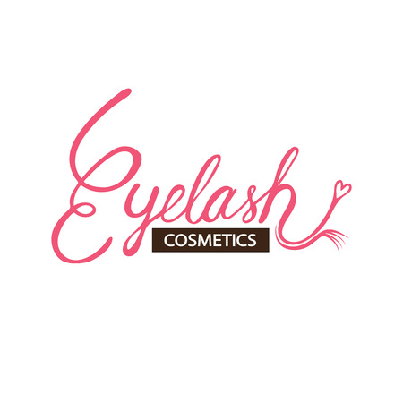 Eyelash logo vector illustrationのイラスト素材