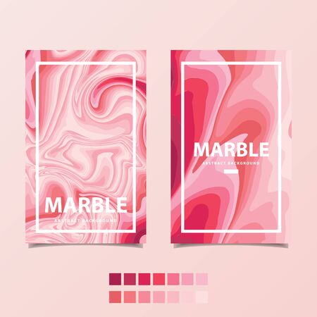 Pink marble template , abstract background vector illustrationのイラスト素材