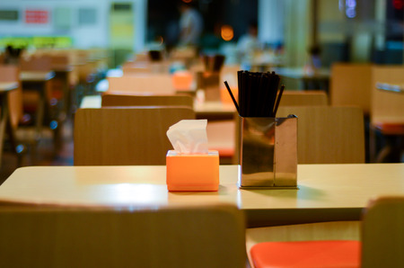 Empty restaurantの写真素材